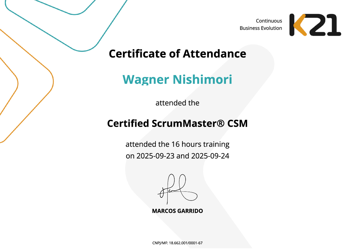 Certificado K21